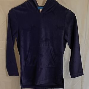 Cat & Jack Navy Kids Hoodie With Floating Sharks Size S(6/7)